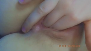 Dripping pussy masturbation