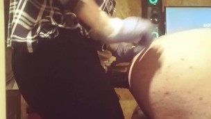 “KinkMe” Pegging me – She's new at it 2